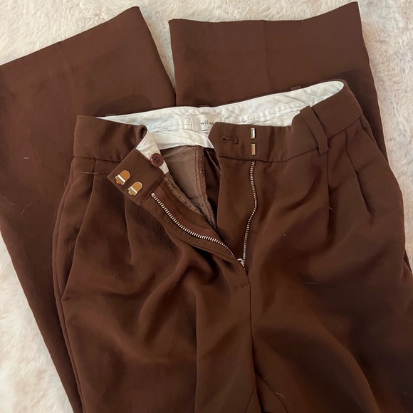 Wilfred Chocolate Brown Dress Pants - Picture 1 of 2
